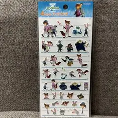4サイズステッカー　ズートピア2 シールB ディズニー　4size 正規品