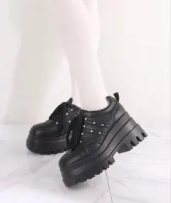 darich Dロゴボリュームスニーカー 厚底 XL 黒 - メルカリ