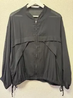 AMERICAN HOLIC ノーカラージャケット ブラック L シースルーのサムネイル
