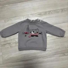 ファミリア　グレー　トレーナー　80cm