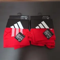 未使用品 ！adidas ボクサーパンツ LLサイズ 2枚セット レッド