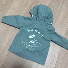 ZARA ミッキーマウス グリーンアウター