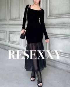 新品未使用♡RESEXXY♡ヘムシアーマーメイドニットワンピース