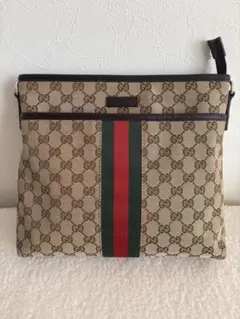 タ*)様 GUCCI GGパターン ショルダーバッグ