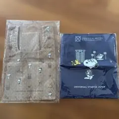 USJスヌーピーエコバッグ2点セット非売品