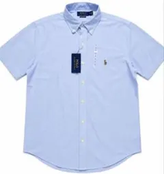 Polo Ralph Lauren 半袖シャツ ライトブルー 刺繍ロゴのサムネイル