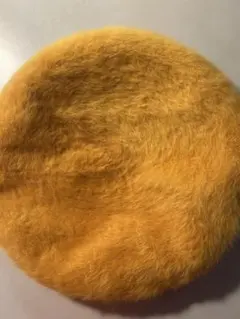 イエローファーベレー帽　オレンジ