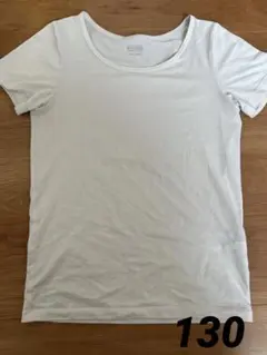 UNIQLO ユニクロ　130 ヒートテック　白　半袖　肌着