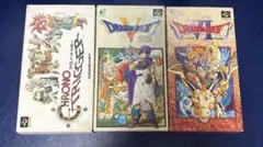 スーパーファミコンソフト3本セット 箱説付き