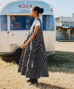 Freada♡花柄&ドットティアードワンピース 2025年最新フリーダワンピースの人気アイテム - メルカリ