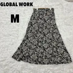 ♥GLOBAL WORK♥ フラワーソフトマーメイドスカートのサムネイル