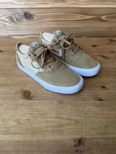 極美品 ナイキSB シェーン 28.0センチ ブラウン レザー×キャンバス 