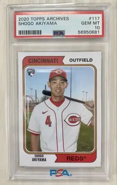 2020 Topps 秋山翔吾 ルーキーカード PSA GEM MINT 10