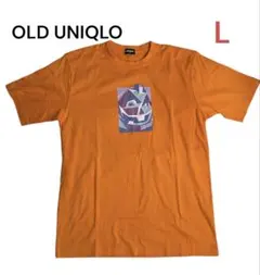 OLD UNIQLO 紺タグ グラフィックTシャツ　L