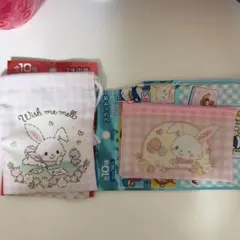 산리오 キャラクターズ プチ巾着 フラットポーチ ウィッシュミーメル 2点セット