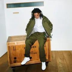 The Ennoy Professional ナイロンジャケット M カーキ