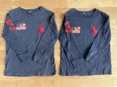 ラルフローレン　双子ロンTセット110