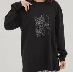 ノラリリー　内田ゆうほ　ロンT ブラック