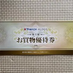 YAMADA HLDGS. ヤマダ電気 お買物優待券 5,000円分