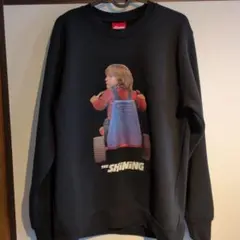 ​【美品】映画 シャイニング プリントスウェット トレーナー 黒 L 裏起毛