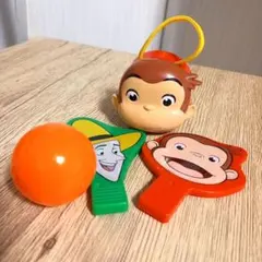 マクドナルド ハッピーセット おさるのジョージ テニスゲーム カスタネット