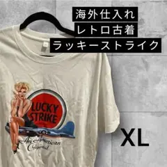 LUCKY STRIKE ピンナップガール Tシャツ XLサイズのサムネイル
