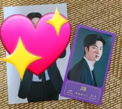 BTSバンバンコンJINジンメッセージフォト☆トレカ