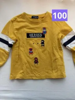 クレードスコープ 100サイズ ロンT 忍者　ヒーロー