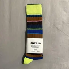 未使用　ENFOLD ボーダーソックス　レア物