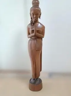 人形 木彫 アート 彫刻 オブジェ 置物 インテリア 工芸品 美術品 A1171