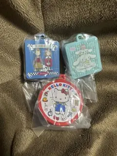 【新品未開封】サンリオ　クッキー缶チャーム3種セット