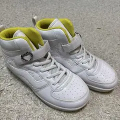 VANS ハイカットスニーカー ホワイト/イエロー