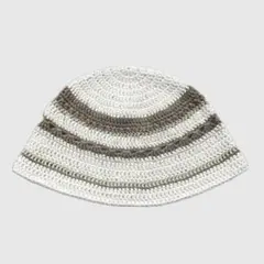 ハンドメイド　クロシュハット　バケットハット　クラッシャーハット