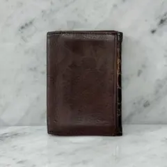 GUCCI グッチ カードケース 本革 レザー 二つ折り ブラウン シンプル