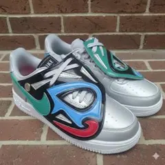 NIKE Air Force 1 シルバー/　ルチャリブレ　25.5cm
