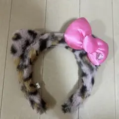 ヒョウ柄ハローキティカチューシャ