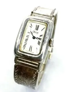 Obrey ハンドメイド　ソリッドシルバー　腕時計　フランス製　稼働中です。 ddnさま専用です。オブレイ Obrey 腕時計 ハンドメイド ソリッド