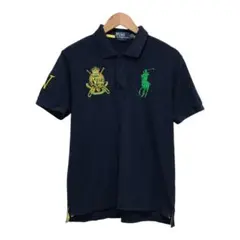 90s POLO ラルフローレン ビンテージ半袖ポロシャツ ビッグポニー刺繍ロゴ