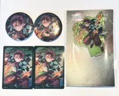 アニメジャパン　AJ 鬼滅の刃　竈門炭治郎　缶バッジ　カード　アクスタ　5種