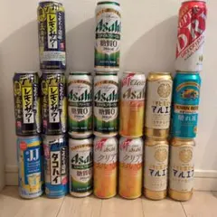 ビール等いろいろロング缶17本セット