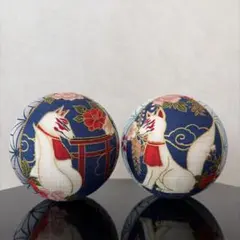 さおりん☆様専用☆お稲荷様　手まり　ハンドメイド