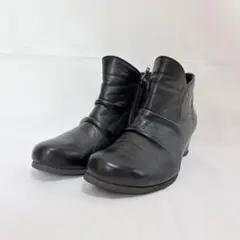 【美品】⭐️Espresso⭐️本革レディースブーツ23cmブーティ3E