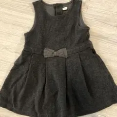 ニットプランナー　ジャンパースカート　110㎝　グレー