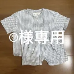 ☺︎様専用　美品　ZARA / ブルーチェック セットアップのサムネイル
