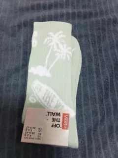 バンズ　vans メンズソックス　ヤシの木　ミントグリーンのサムネイル