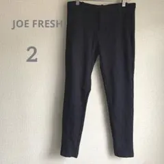 JOE FRESH ブラック　スラックス サイドポケット付き 【2】