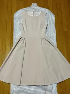 FOXEY 38 ノースリーブワンピース ピンクベージュ