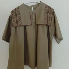 KELEN 刺繍カラーブラウスのサムネイル