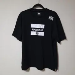 カンタベリー　RUGBY+　ラグビープラス　ワークアウト ティー　ブラック　3Lのサムネイル