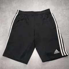 00s adidas 万国旗タグ ハーフパンツ 黒 M
